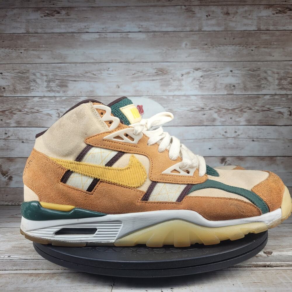 Nike Air Trainer SC High Pollen Cider Men's 11.5 Multi Suede Lace Up Shoes